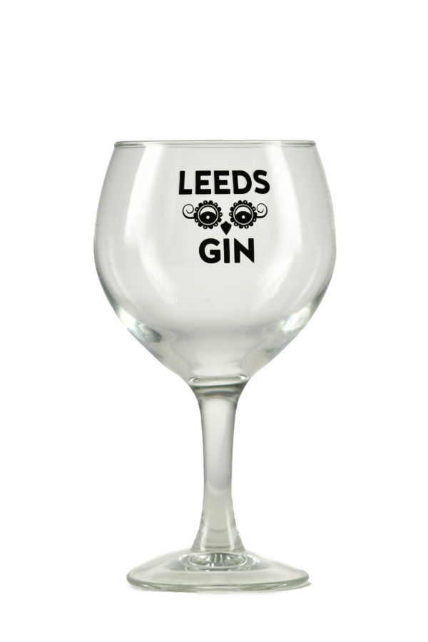 Leeds Gin Branded Glass